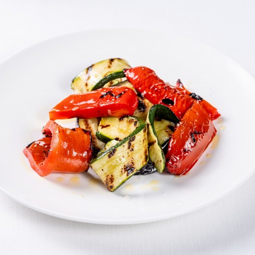 Verdure grigliate: zucchine, peperoni, melanzane